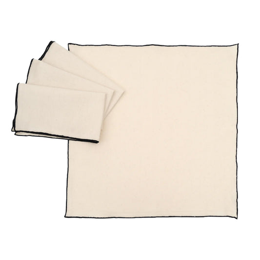 Off-White Napkins (Set of 5)